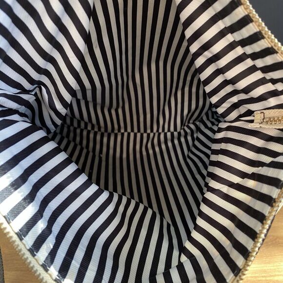 Kate Spade Carmen Southport Avenue Buttermilk Cream Black Satchel Purse - Picture 13 of 15